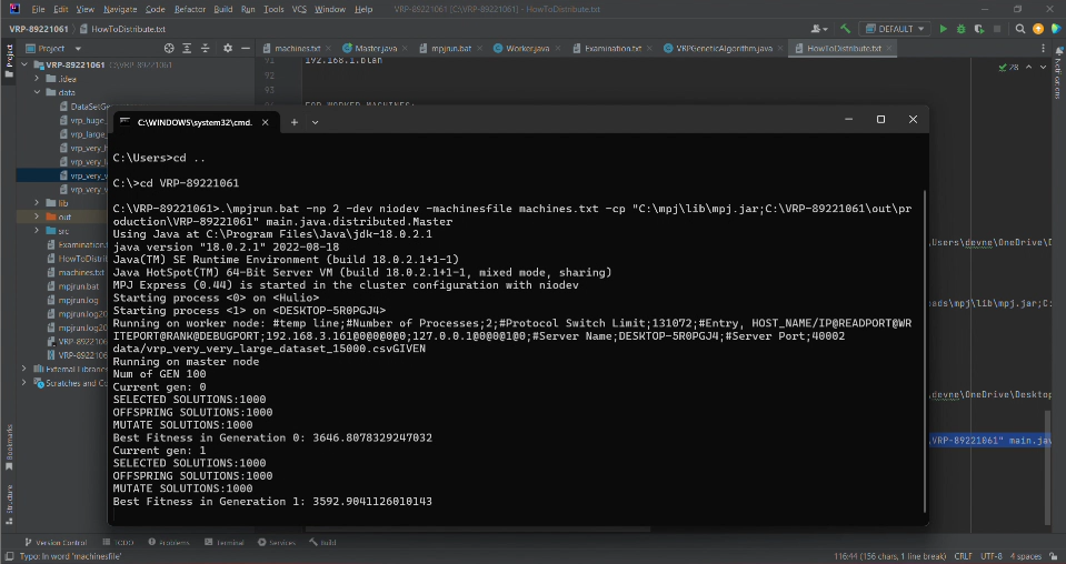 VRP Genetic Algorithm